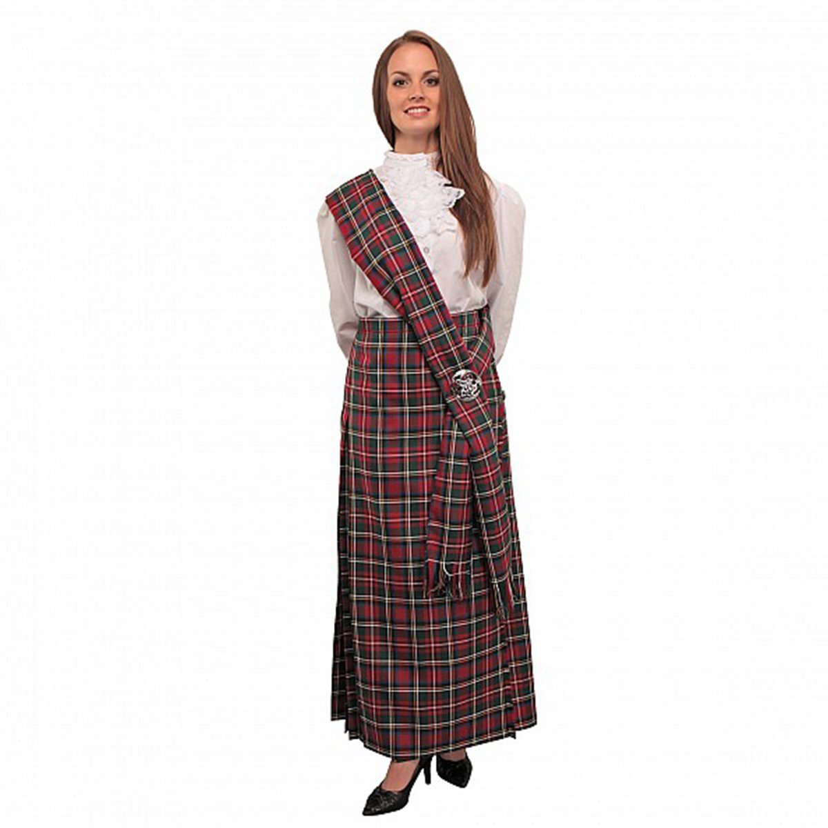 Ladies Tartan Hostess Kilt With Sash – House Of Scotland