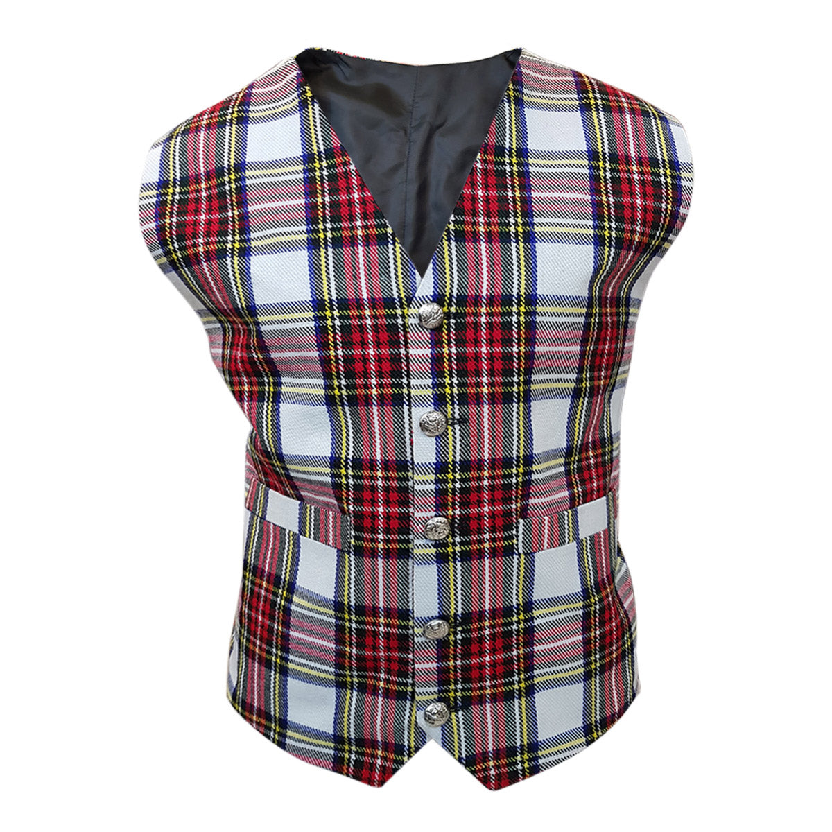 Tartan Waistcoat Vest 13oz
