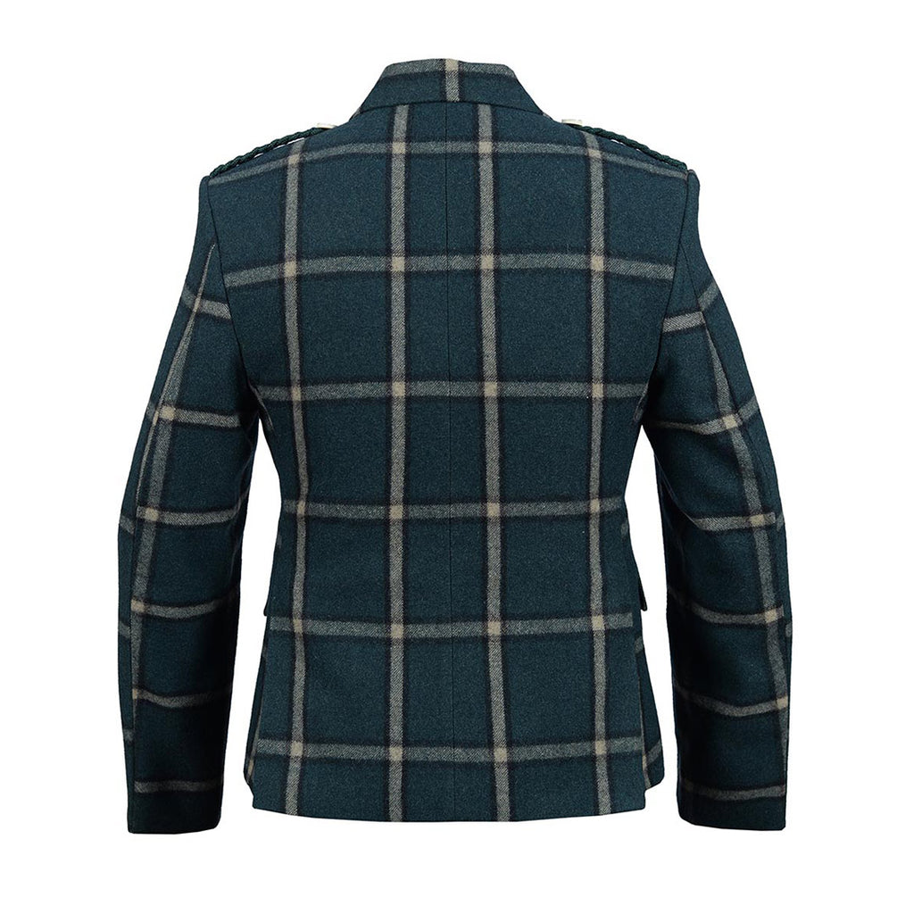 Blue Tweed Argyll Jacket And Vest