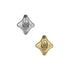 Thistle Flower Buttons Diamond Shape 12 Pieces - House Of Scotland