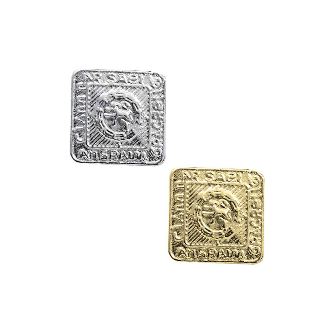 Lion Rampant Square Uniform Buttons 12 Pieces - House Of Scotland