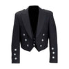 Prince Charlie Jacket With Vest Black Color