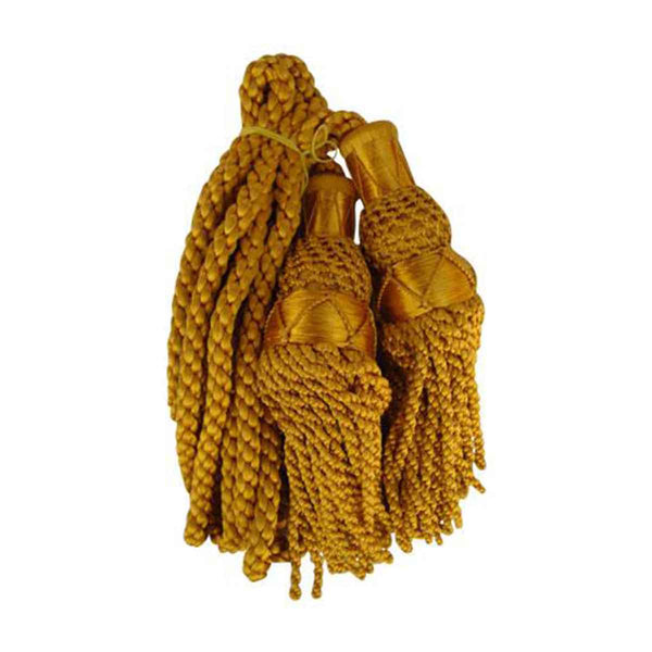 Bagpipe Cords Gold Silk - House Of Scotland