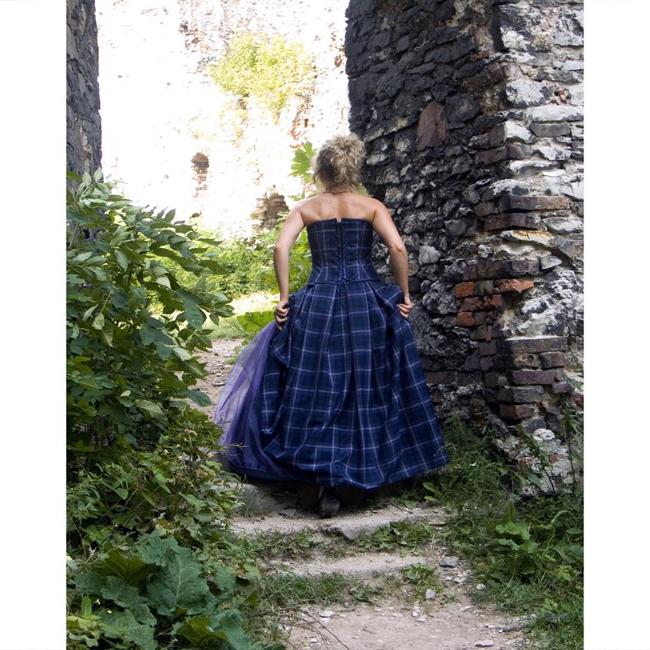 Tartan Wedding Dress Isla
