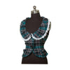 Blouse or Vest Lolita Scottish Tartan Cloth