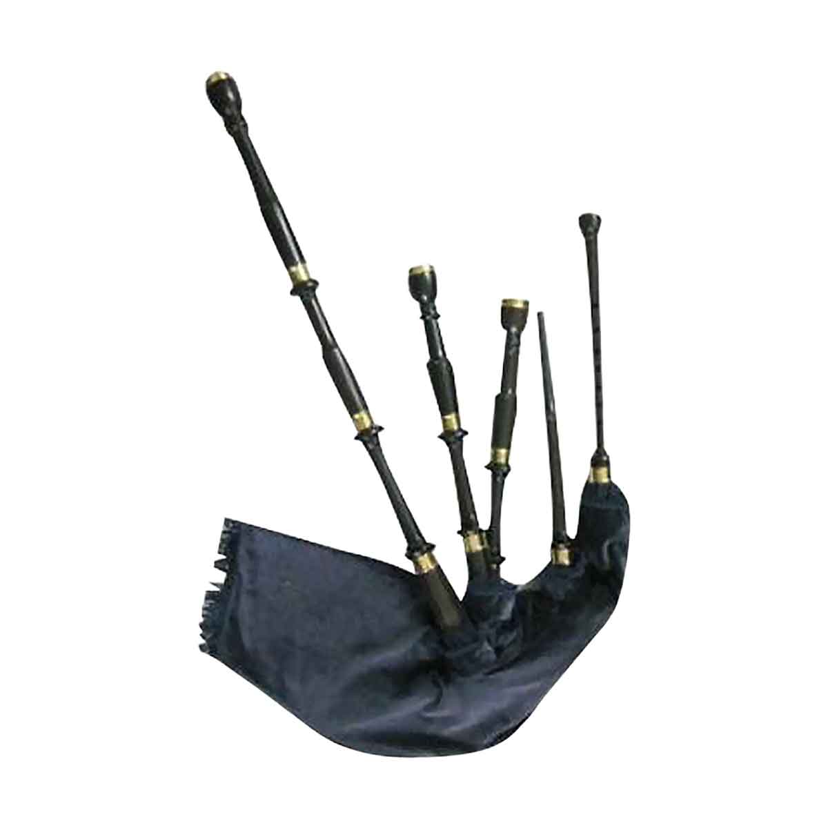 African Blackwood Great Highland Bagpipe Chalice Top - House Of Scotland