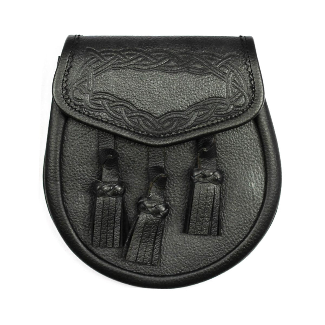 house-of-scotland-black-or-brown-grained-leather-celtic-design-sporran-with-3-knotted-tassels