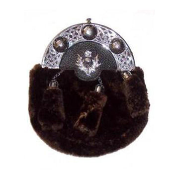 house-of-scotland-black-or-brown-grained-leather-celtic-sporran-rabbit-fur-with-3-tassels