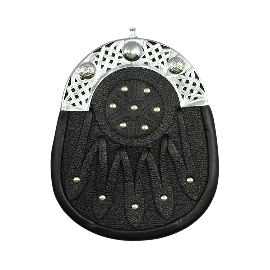 house-of-scotland-black-or-brown-grained-leather-sporran-celtic-cantel-and-chain-belt