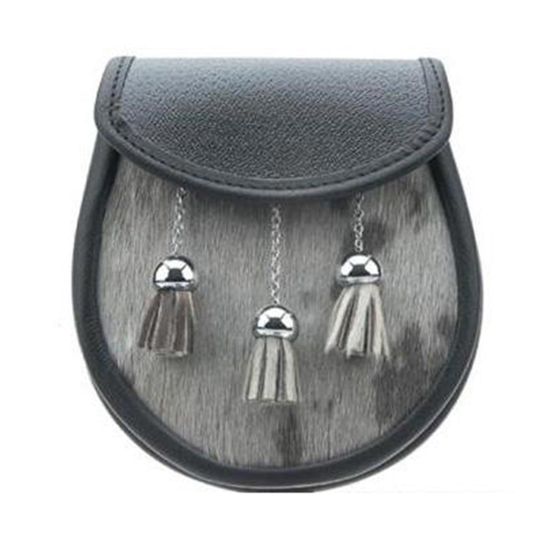house-of-scotland-black-or-brown-leather-sporran-buffalo-skin-front-with-3-chain-tassels