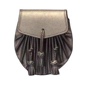 house-of-scotland-black-or-brown-plain-leather-sporran-plaited-front-with-3-knotted-tassels