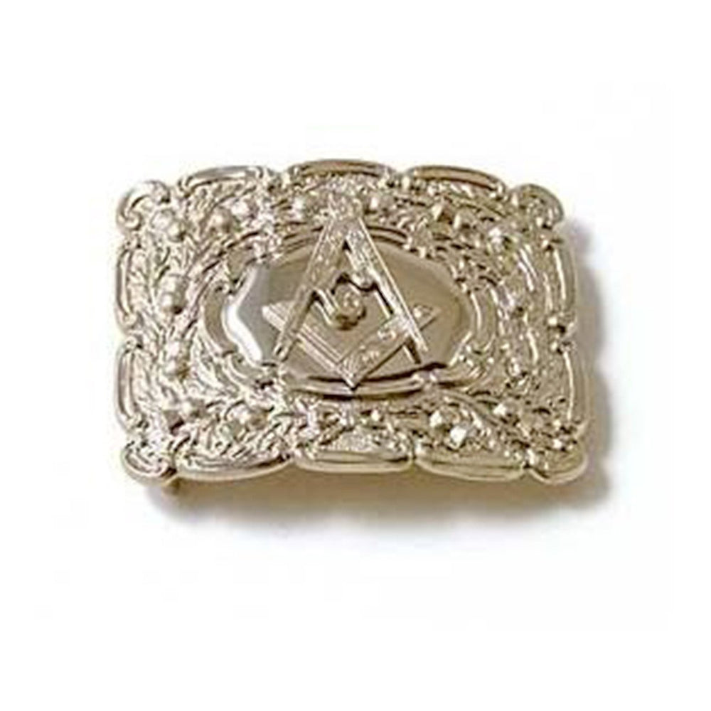 Embossed Masonic Badge Buckle