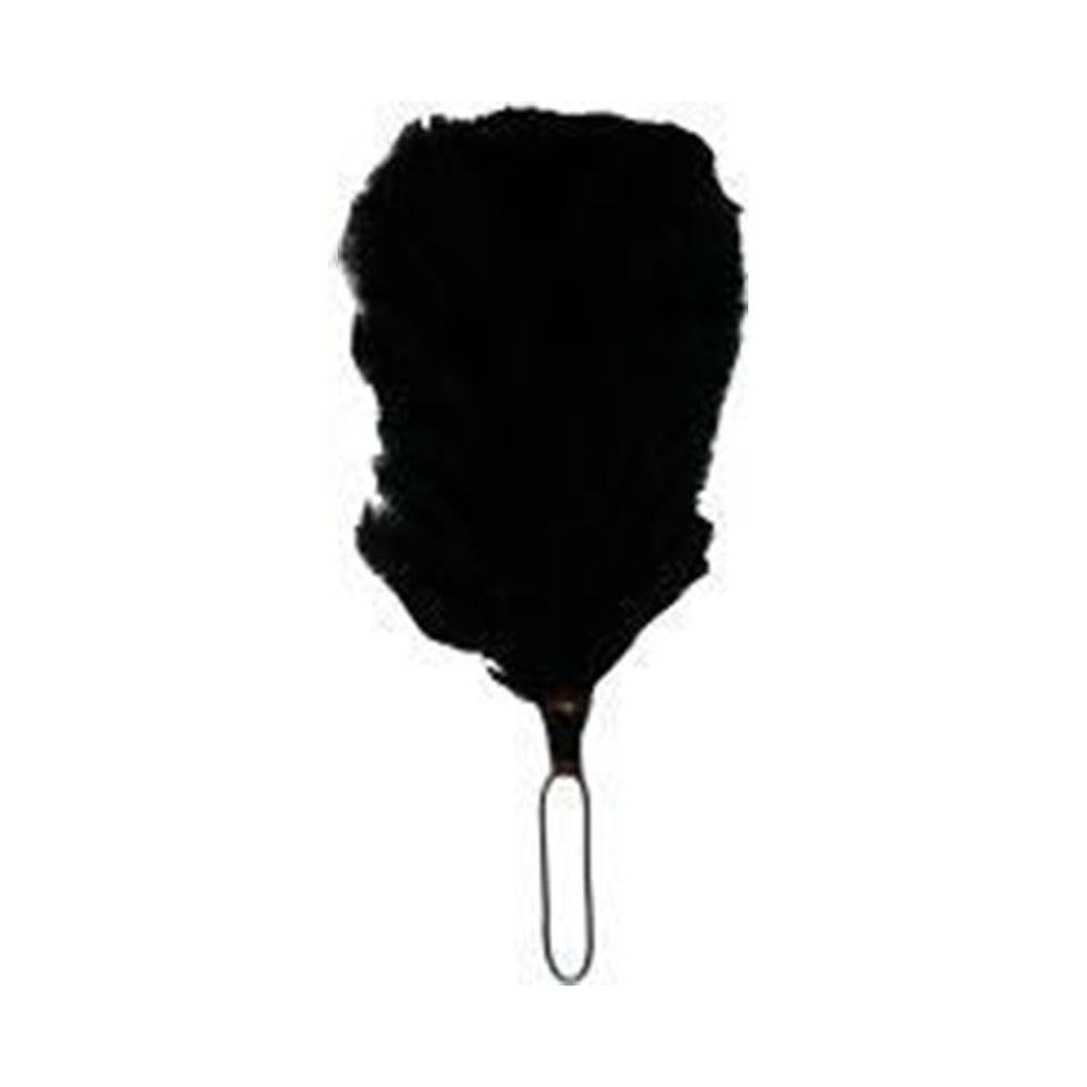 Feather Hackle Black 4 Inches
