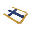 Finland Table Size Double Sided Hand Embroidered Flag