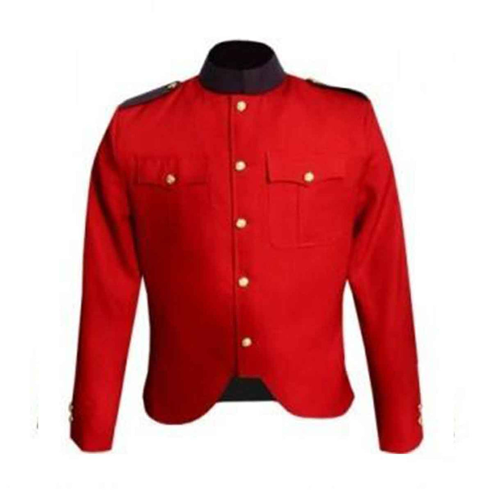 Gabardine Police Jacket Red