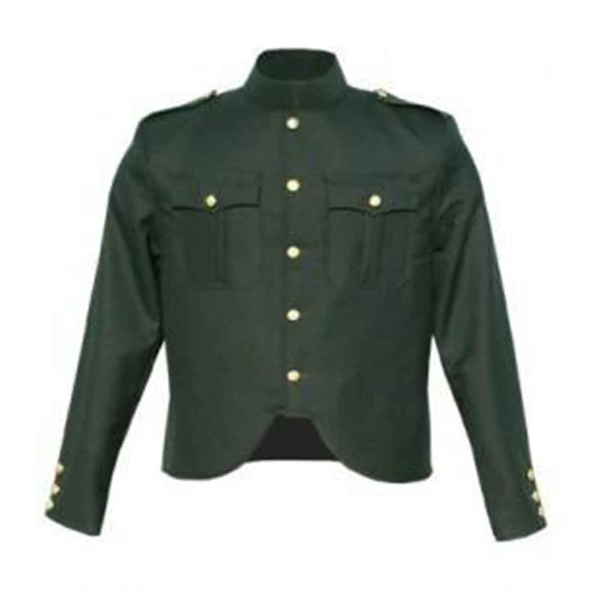 Gabardine Police Jacket Rifle Green - House Of Scotland