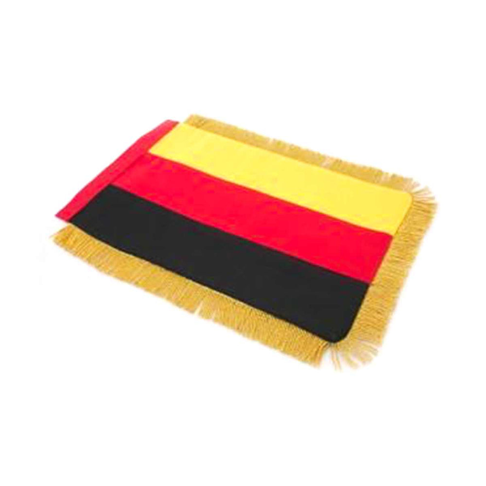 Germany Table Size Double Sided Hand Embroidered Flag
