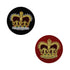 Queen Crown Badge Silver or Gold Bullion Hand Embroidered - House Of Scotland