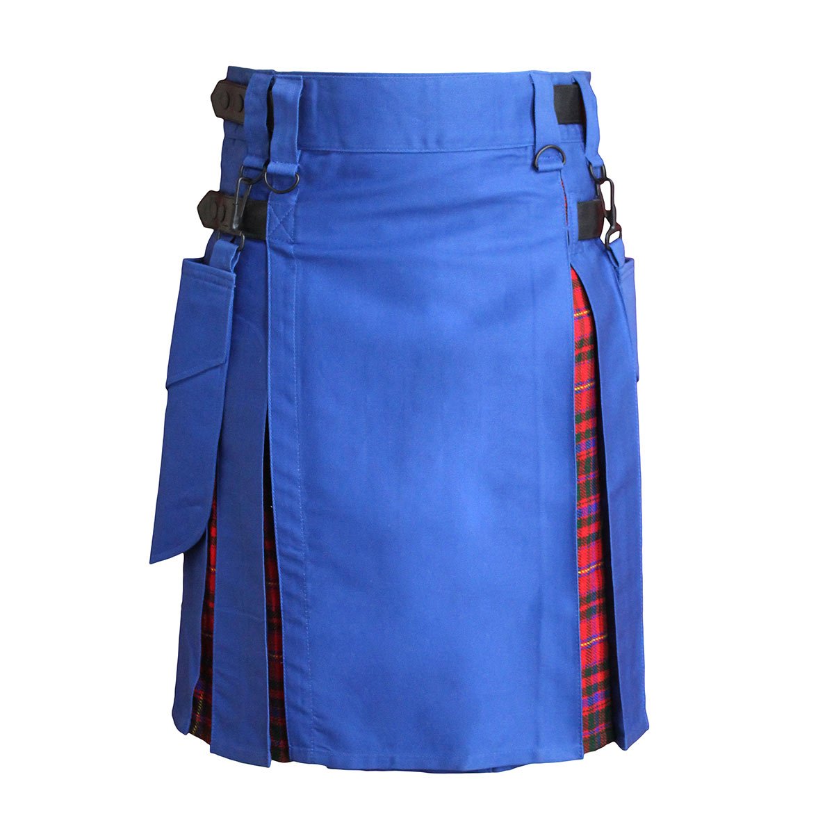 house-of-scotland-heavy-cotton-hybrid-kilt-royal-blue-color-with-macdougall-tartan