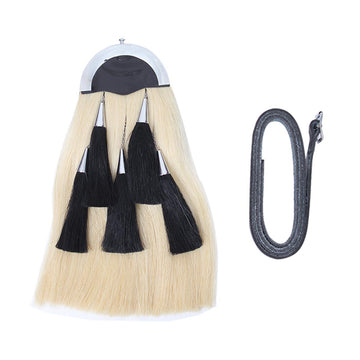 house-of-scotland-original-horse-hair-sporran-white-color-body-with-5-black-tassels-plain-cantel