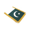 Pakistan Table Size Double Sided Hand Embroidered Flag