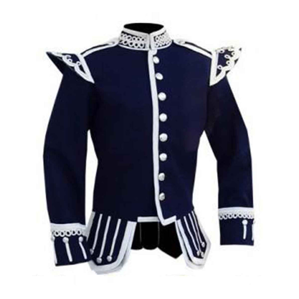 Source Red Marching Band Doublet Jacket With Golden Laces Trim Buttons  Bagpiper Marching Band Doublet Available For Youth Men And Women on  m.