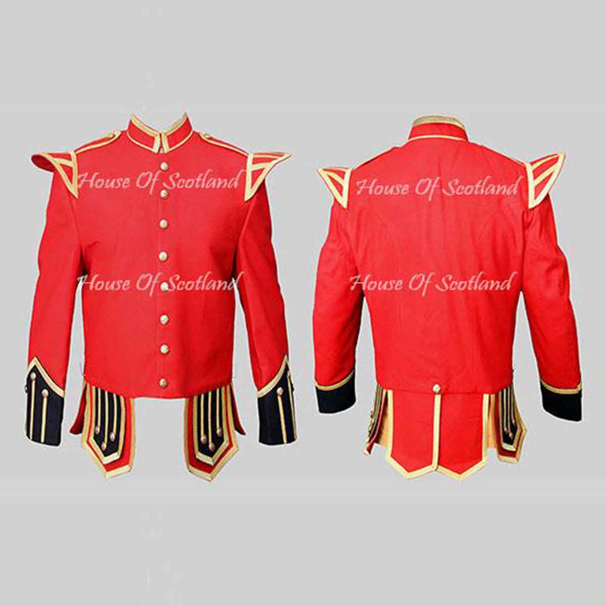 Military blazer clearance red