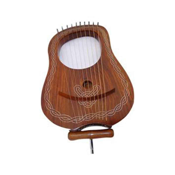 Lyre Harp Rosewood 10 Strings - House Of Scotland