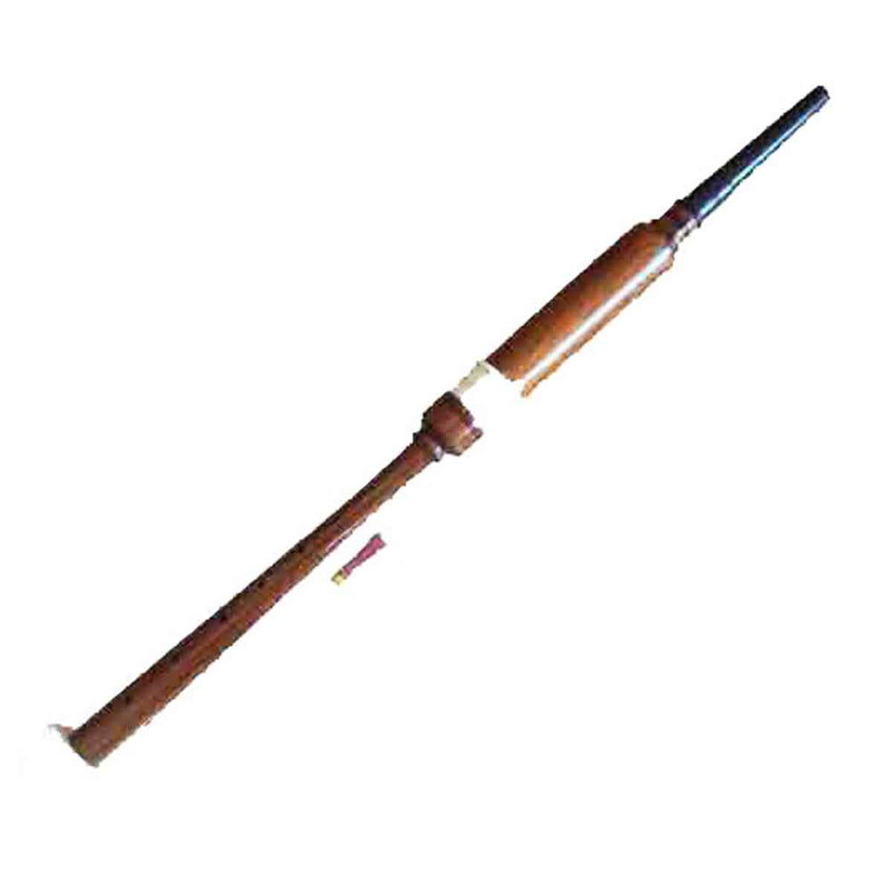 Rosewood Practice Chanter Natural Finish Fully Plastic Fittings