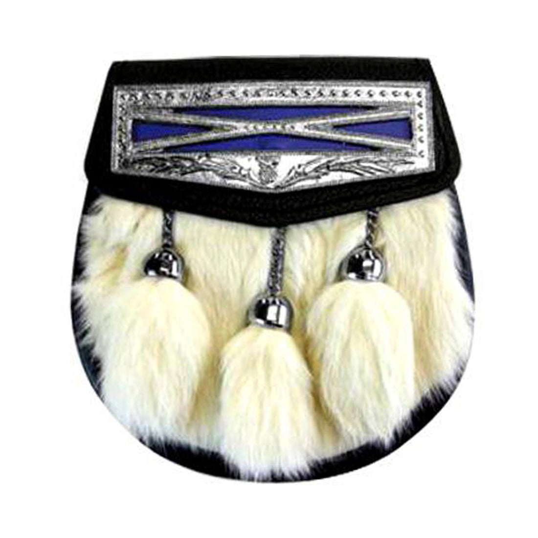 house-of-scotland-semi-dress-white-rabbit-fur-sporran-3-tassels-with-chain-belt