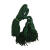 Bagpipe Cords Green Silk
